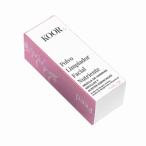 KOOR FEED - Powder Cleanser with Primrose & Bergamot Oils | Gentle Daily Cleanser for Smooth, Refreshed Skin | 7g
