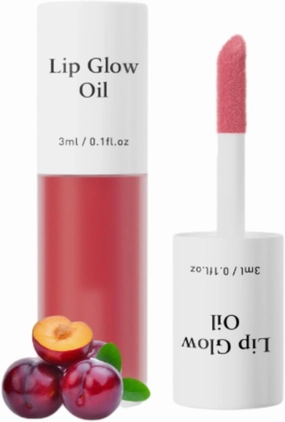 Korean Lip Oil The Color Lasts All Day, Korean Vegan Lip Oil, Hydrating Lip Glow Oil, Tinted Moisturizing Glow Reviver Lip Oil, Korean Lip Tint, Revitalizing for Dry Lips