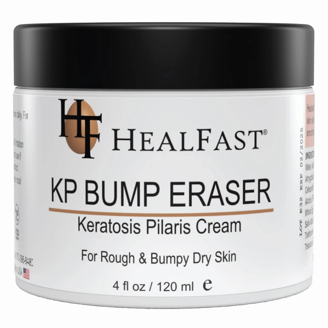KP Bump Eraser Cream 4 Oz – Soften, Nourish Rough and Bumpy Skin with 2% BHA – Keratosis Pilaris - For All Types – No Scrubbing Required – Fragrance and Paraben Free
