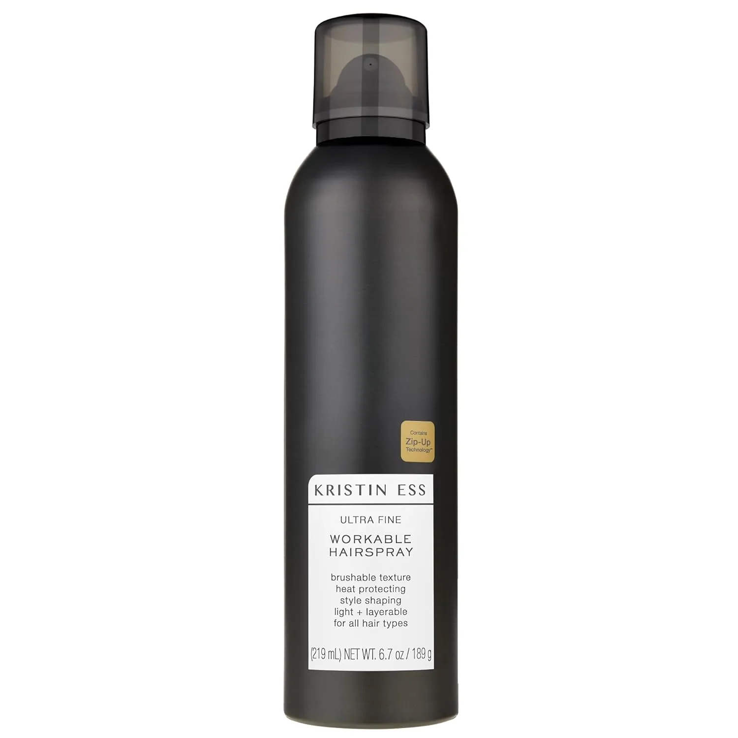 Kristin Ess Ultra Fine Professional Hairspray   Heat Protectant - Lightweight Hold for Women - Volumizing Anti Frizz Hair Styling - Brushable, Flexible Styling   Setting Finishing Spray - Color Safe
