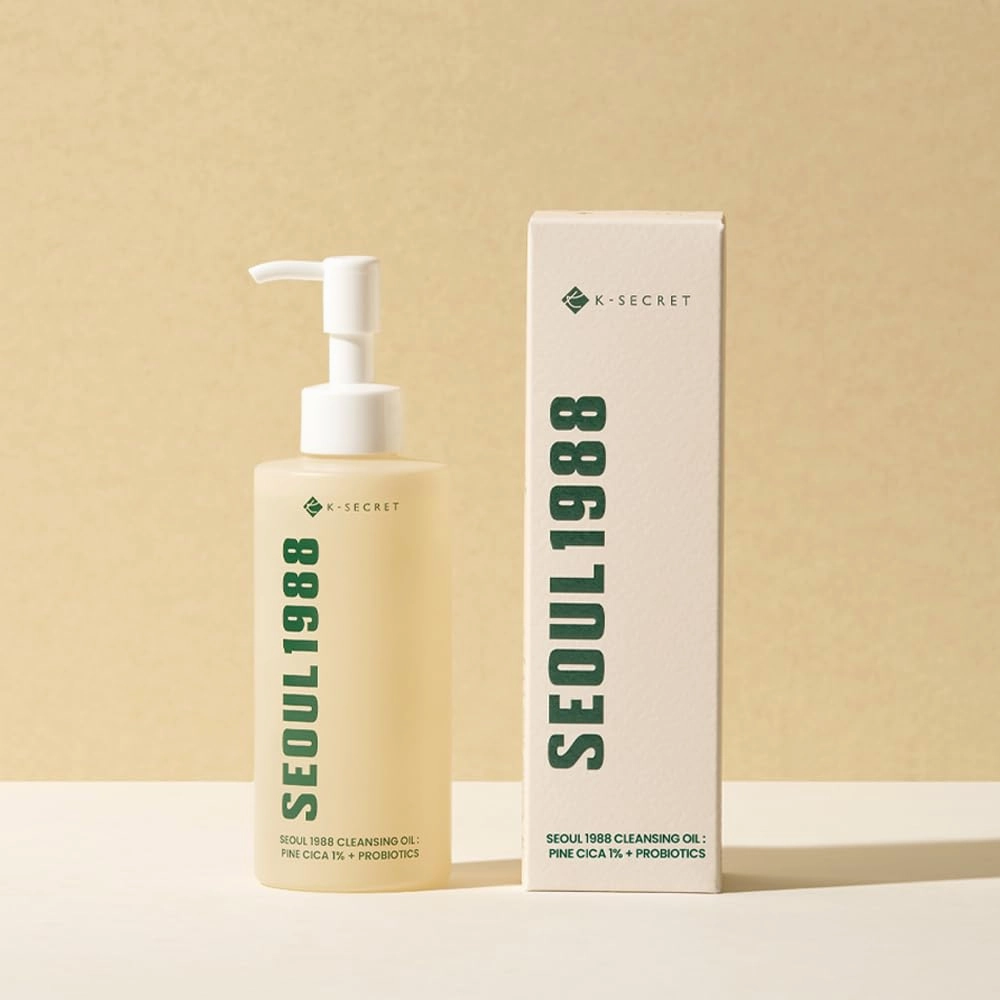 KSECRET SEOUL 1988 Cleansing Oil : Pine Cica 1%   Probiotics, 200ml/6.76fl.oz.