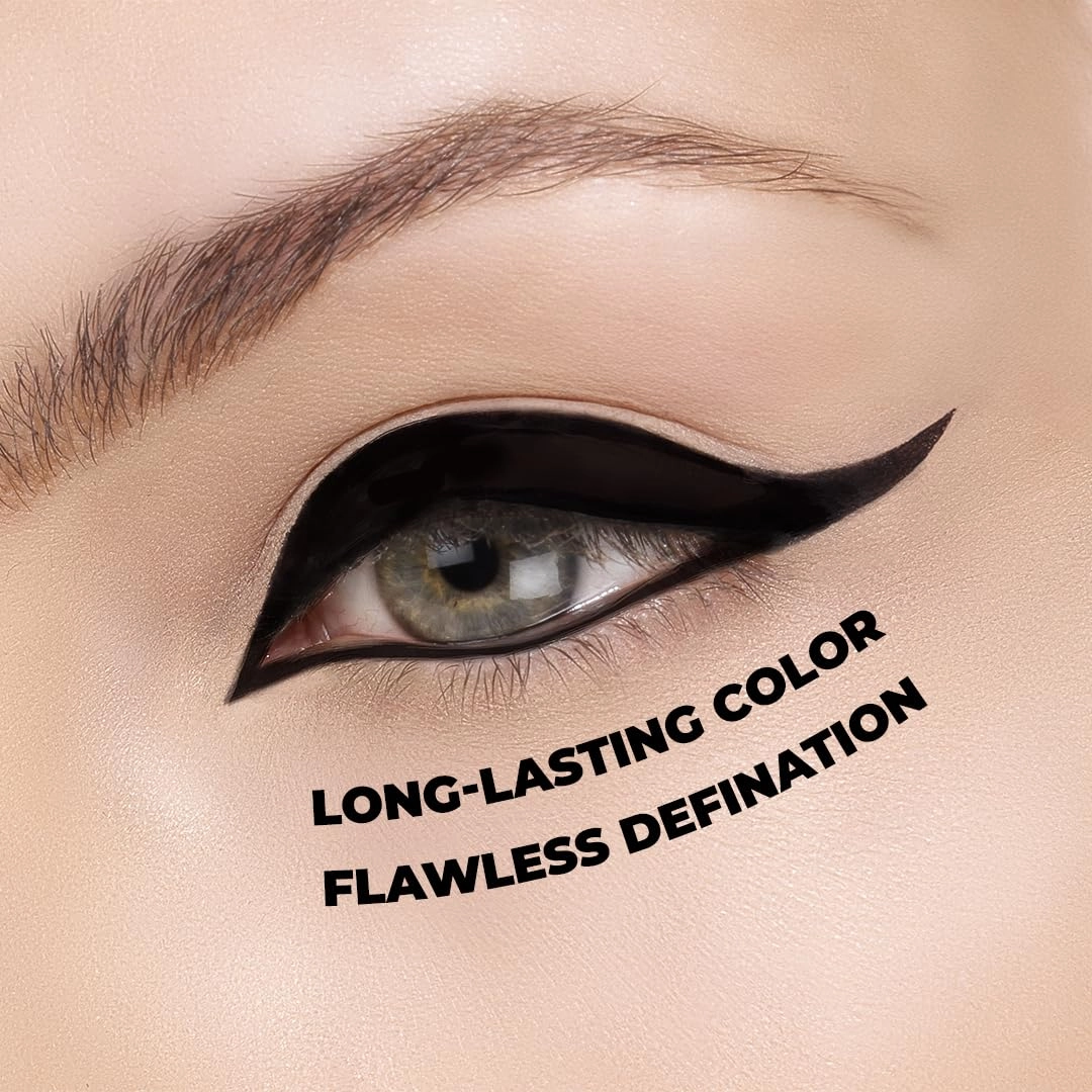 L.A. Girl Hyper Cake Liner, Smoked Out Black GPP21 (Pack of 2)
