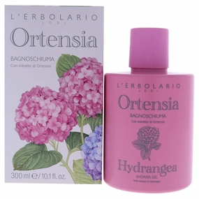 L'Erbolario Shower Gel – Moisturizing Body Wash for Daily Cleansing – Protective Body Soap with Sophisticated Perfume - Hydrangea - 10.1 oz