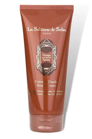 La Sultane de Saba - Shower Cream - Ayurvedic - Amber Vanilla Patchouli, 200ml - 6.7 Oz