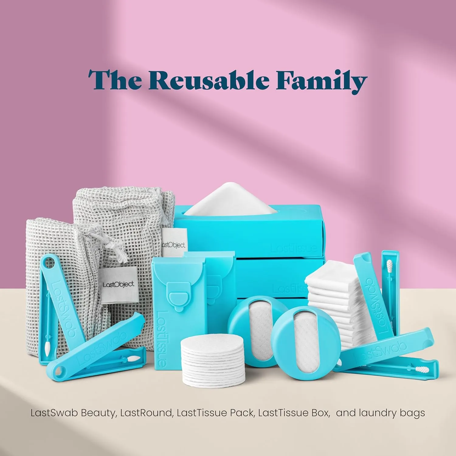 LastSwab® Reusable Cotton Swabs for Ear Cleaning - The Sustainable and Sanitary Alternative to Single-Use Q Tips - Zero Waste and Easy to Clean - Comes with a Convenient Travel Case Holder - Green
