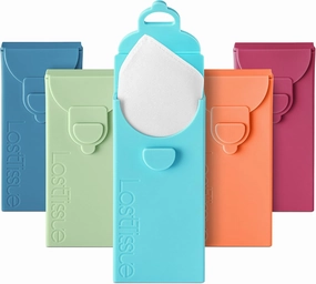 LastTissue® Reusable Cotton Tissue Pack – Sustainable, Durable, Eco-Conscious, Portable & Washable Facial Tissues for Men and Women with Travel Handkerchief Storage Case