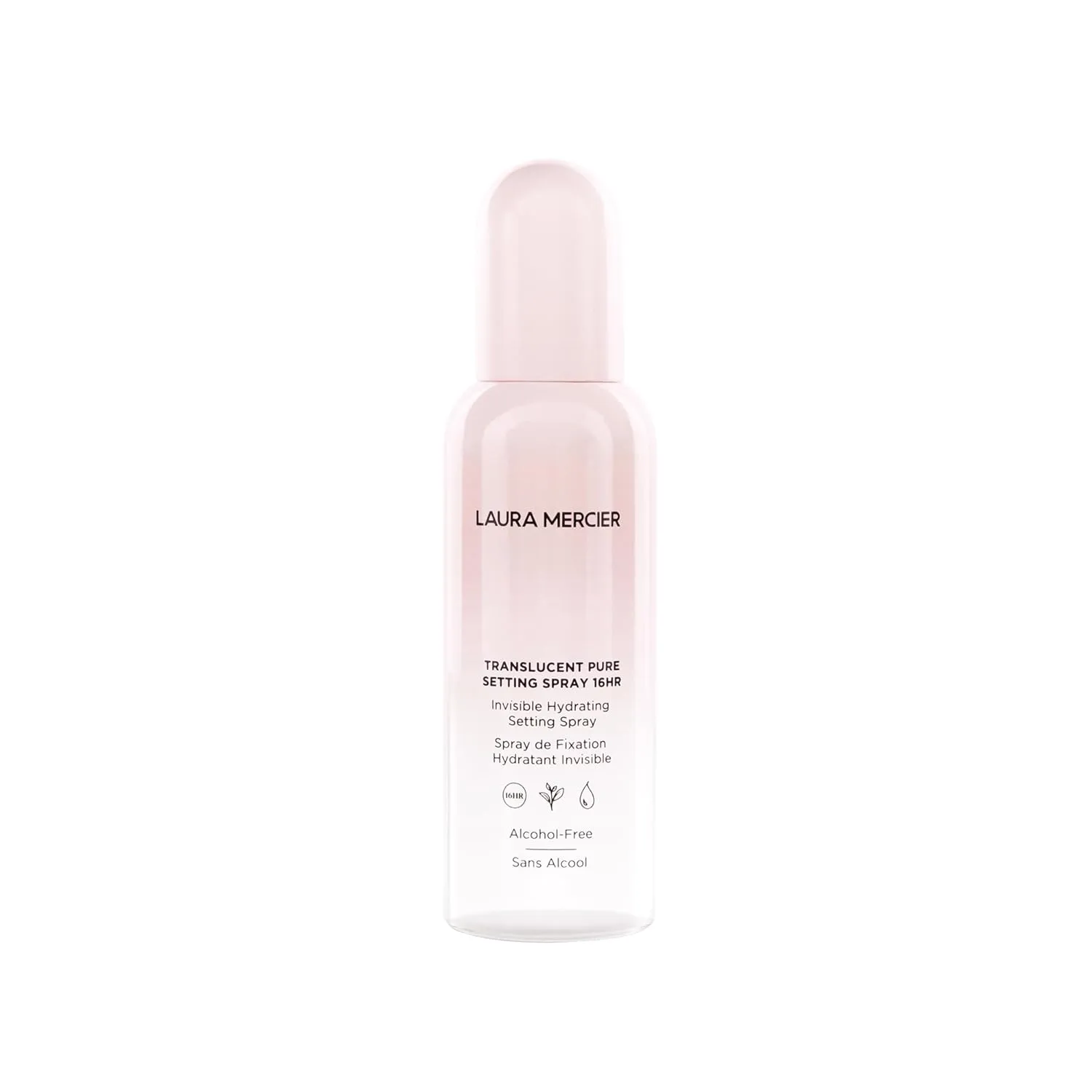 Laura Mercier Translucent Pure Setting Spray, 16HR Long Lasting Wear, Hydrating, Skin-Comforting Formula, Weightless Feel, Invisible Finish, All Day Oil Breakthrough Control
