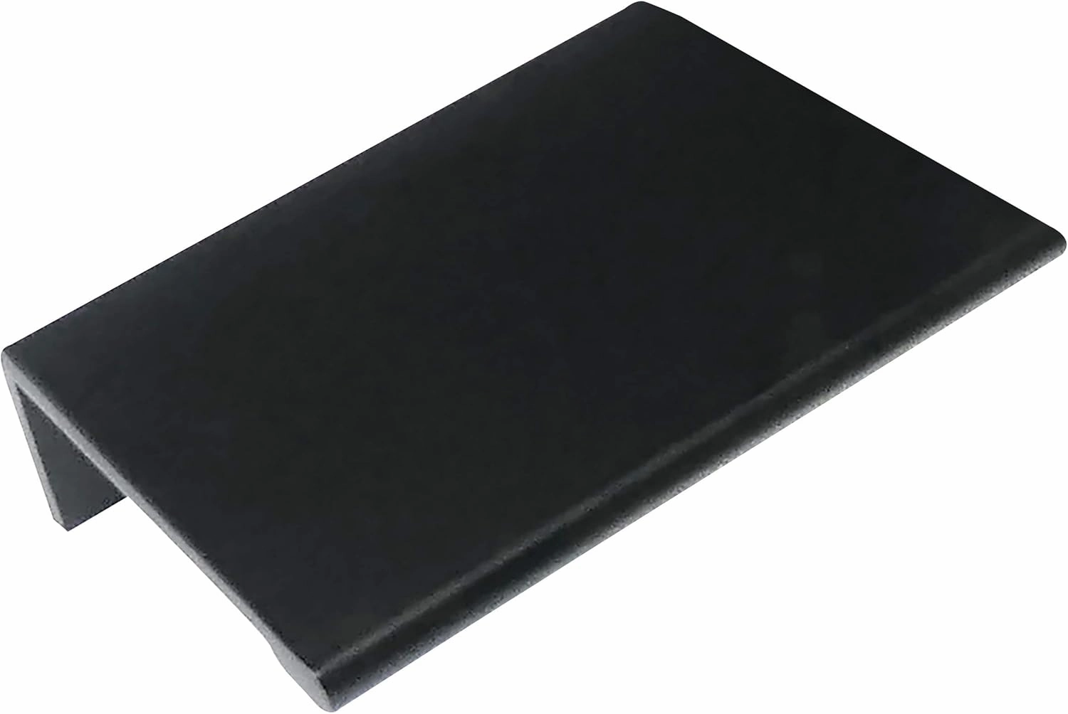 Laurey 96720-2.75 Inch Overall Edge Pull for Cabinet Doors and Drawer Fronts - Matte Black - Pack of 10