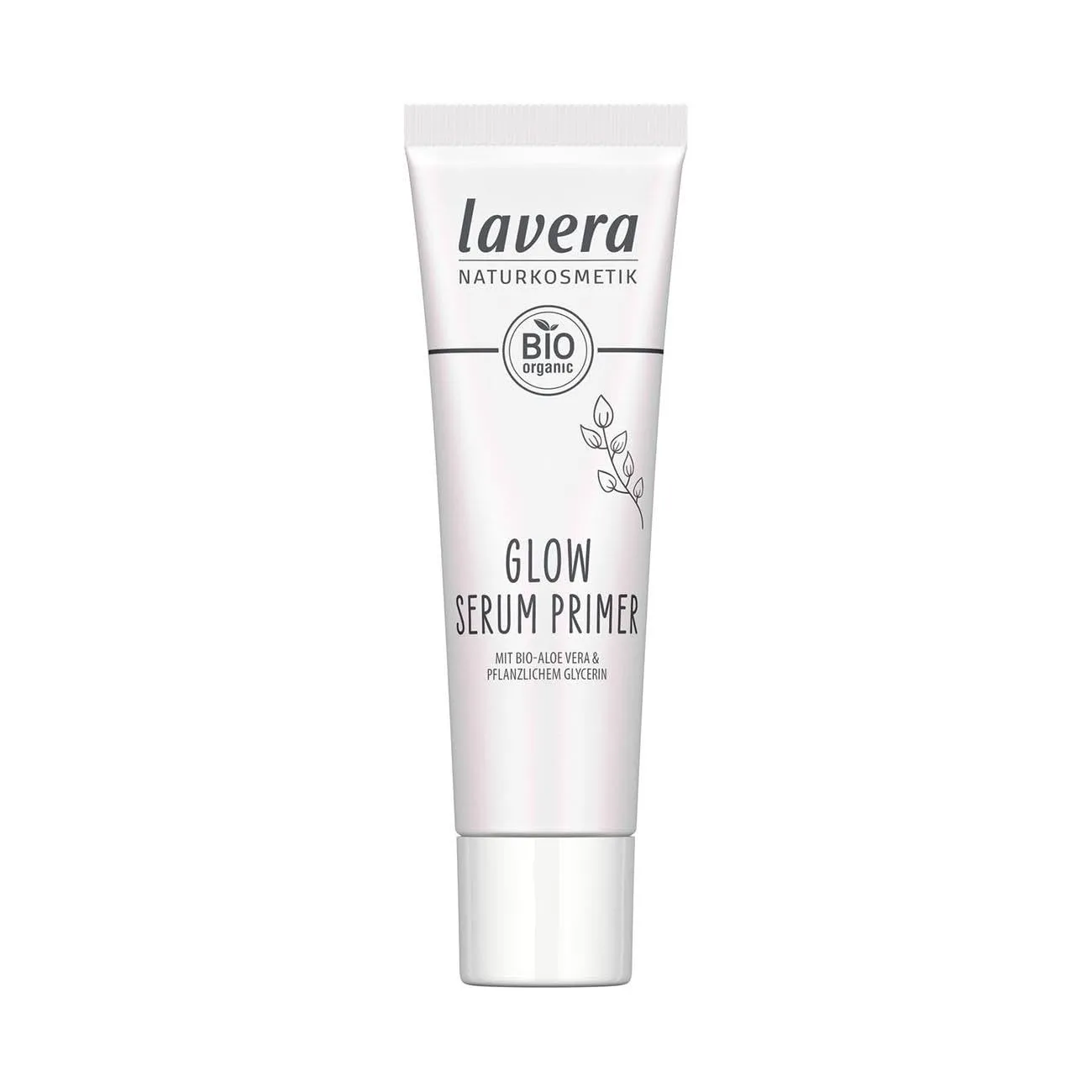 lavera Glow Serum Primer - Natural Glow - for Long-Lasting Make Up - Nourishing & Moisturising - Vegan - Natural Cosmetics - 30 ml
