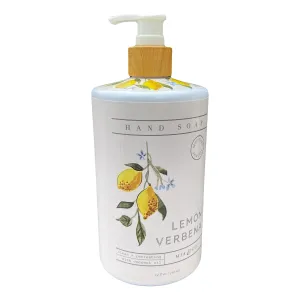 Lemon Verbena Hand Soap with Coconut Oil, Clean and Refreshing, 24 fl oz (Pack of 1)