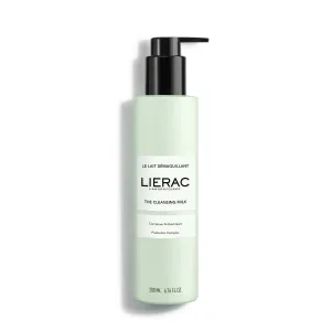 Lierac Make-Up Remover The Cleansing Milk - Natural Cleanser Face Wash for Women, Remove Makeup and Nourishes Skin, Perfect For Normal Sensitive Skin- 200 ml