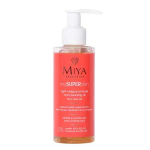 Light Makeup Remover Face Washing Oil | 140 ML | Contains Raspberry Seed & Sweet Almond Oil, Vitamin E | Effective & Delicate | Doesn’t Irritate Eyes | For all Skin Types | Cruelty-Free