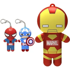 Lip Smacker Marvel Spiderman & Captain America   Iron Man Keychain Lip Balm for Kids (2-Piece)