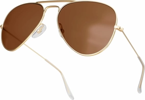 livho Sunglasses for Men Women Aviator Polarized Metal Mirror UV 400 Lens Protection