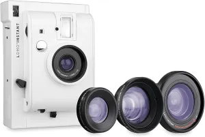 Lomography Lomo'Instant White   3 Lenses - Instant Film Camera
