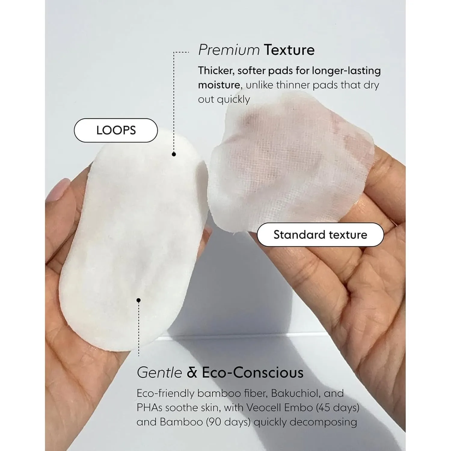 LOOPS Milky Cleanser Korean Skincare - Deep Cleansing and Hydrating Skin Care - Pre-soaked Bamboo Facial Cleansing Pads - Facial Wash with Milky Oil Complex - Oil Cleanser for Face