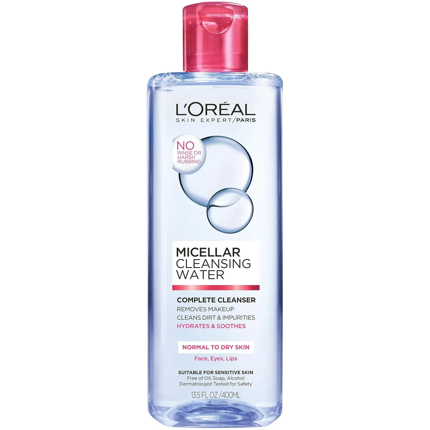 L’Oréal Paris Micellar Cleansing Water Complete Cleanser, 13.5 fl. oz.