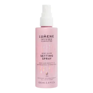 Lumene Invisible Illumination Dewy Glow Setting Spray - Facial Spray for All Skin Types - Makeup Primer & Dewy Setting Spray - Refreshing Face Mist (3.4 fl oz)