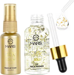 M-AaRS 2in1 Makeup Primer and Fixer Combo for Long Lasting Stay Misty Finish Professional Makeup For Face Makeup Setting Spray for Women