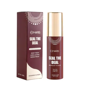 MA-RS Se/al the Deal Long-Lasting Makeup Fixer Spray with Hyaluronic Acid | Hydrating Dewy Base Setting Spray for Professional Face Makeup | Budge Proof | Non Sticky (60 ml)