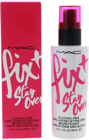 M.A.C. FIX  STAY OVER ALCOHOL-FREE 16HR SETTING SPRAY - 3.4 Fl Oz / 100 ml