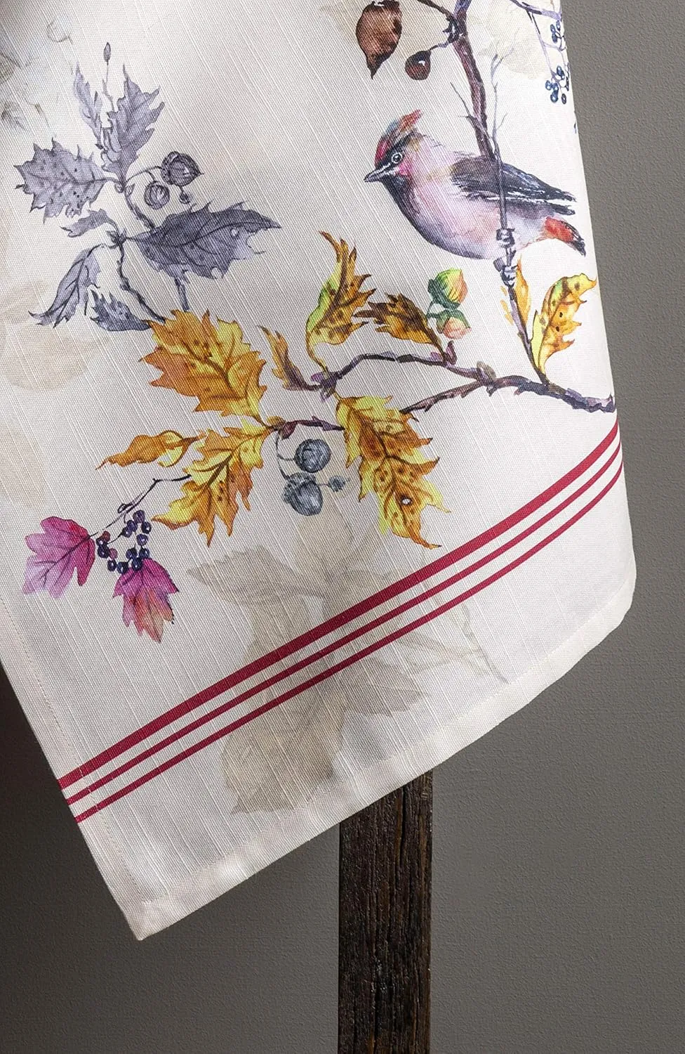 Maison d'Hermine Kitchen Towels Set of 3 100% Cotton 27.50" x 20" Reusable Cloth Tea Dish Towels Absorbent with Hanging Loop for Kitchen, Home, Dining, Cocktail Parties (Equinoxe - Beige)