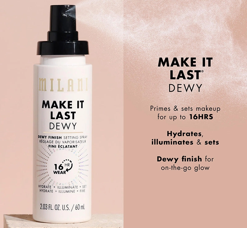 MAKE IT DEWY HYDRATE   ILLUMINATE SETTING SPRAY