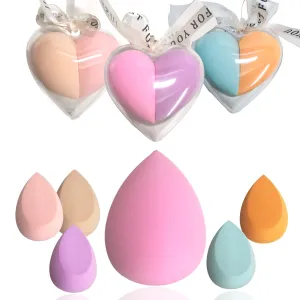 Makeup Blender Sponge Beauty Blender Set 3-Pack Hysotok Makeup Sponges for Foundation Blending Liquid Creams Powders Multi-colored Beauty Blender Sponge, Valentines Day Gift for Her