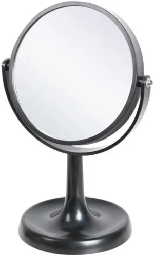 Makeup Mirror Desktop Makeup Mirror Portable Mirror Round Double-Sided Mirror Desktop Details Magnifying Rotatable Makeup Mirror Beauty Mirror