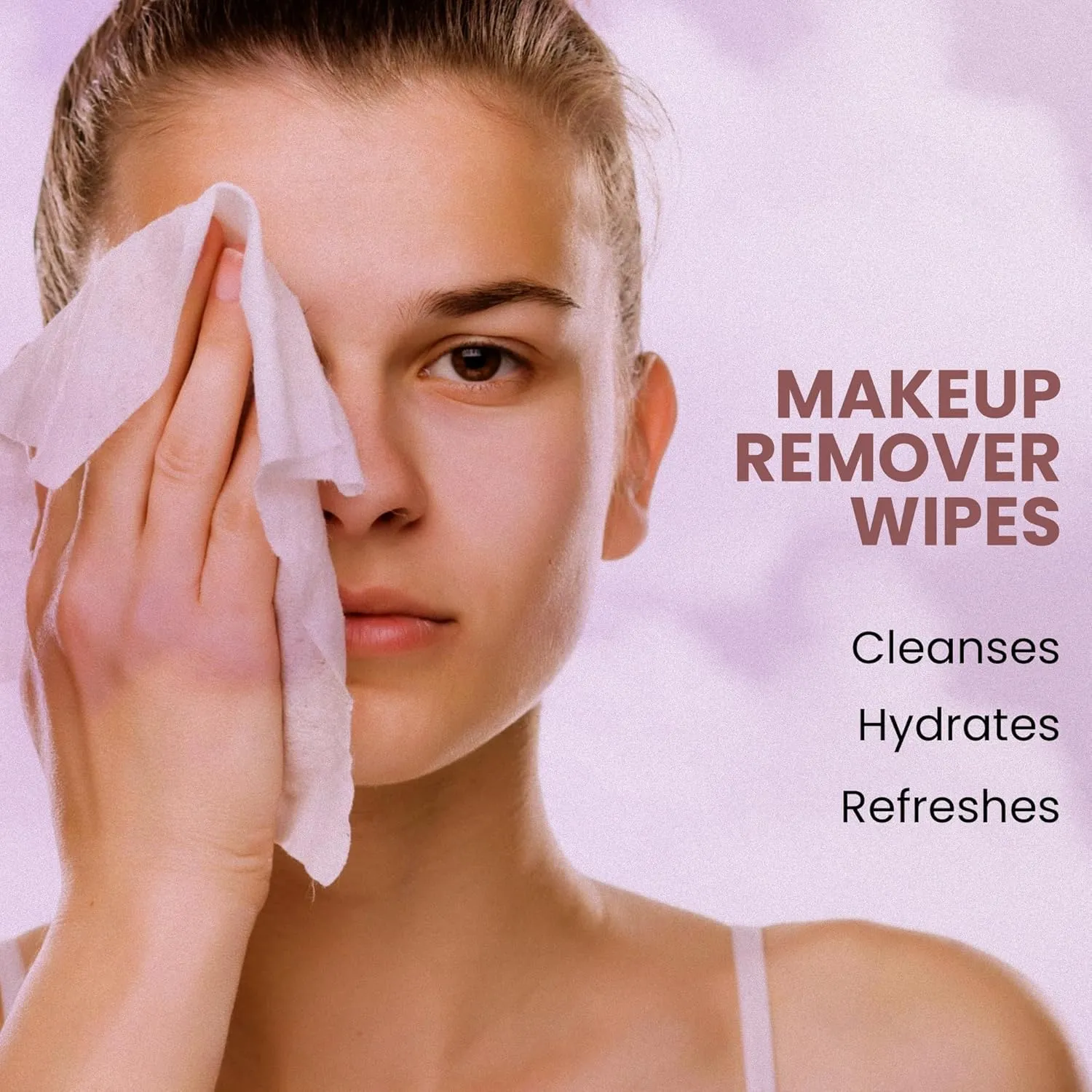 Makeup Remover & Cleansing Wipes | Paraben-Free |25 Sheets for Refreshing, Cleansing Moisturizing & Soothing Skin (Pack of 3, Aloe Vera Lemon Orange)