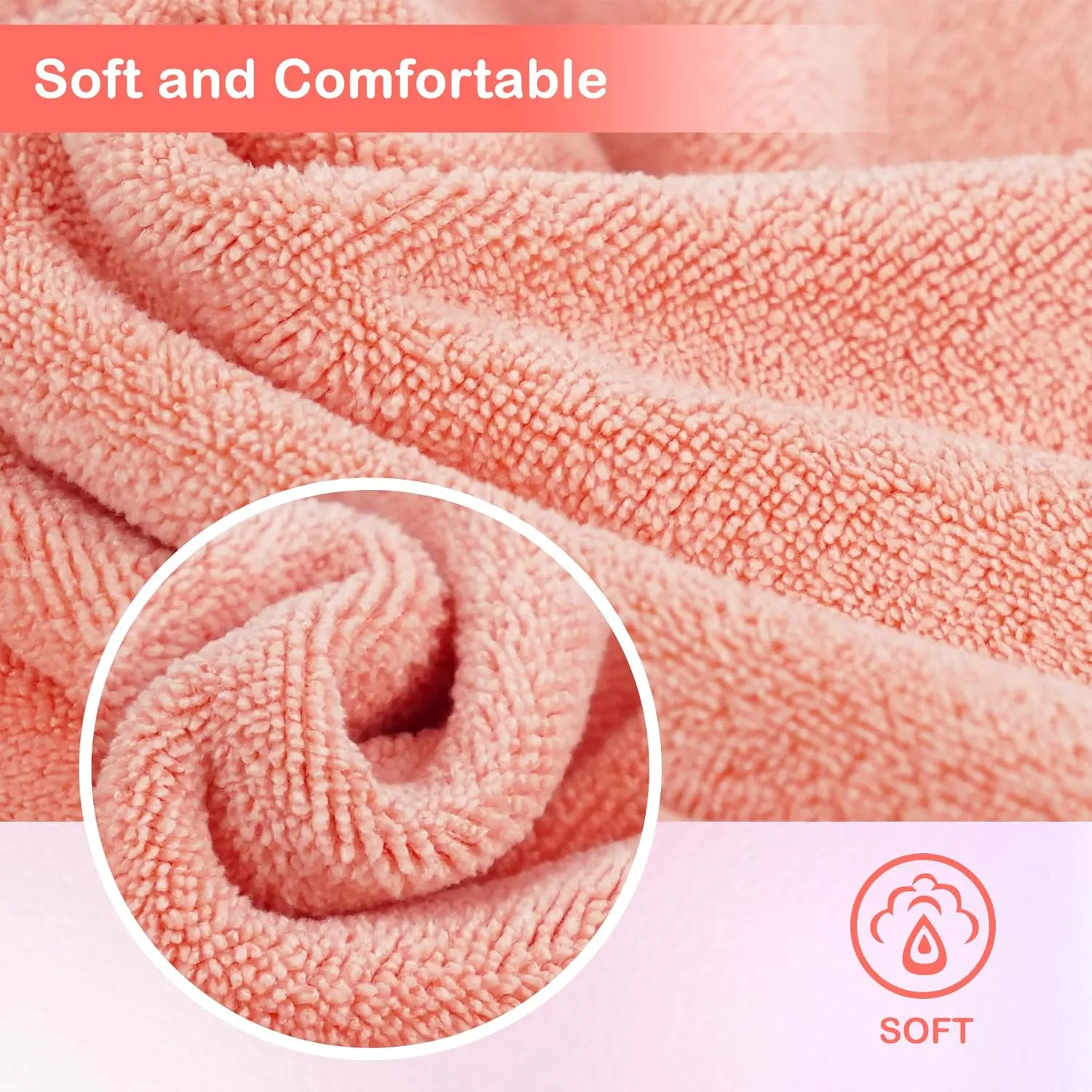 Makeup Remover Cloth 12 x 12 Inch, Reusable Makeup Remover Towels for Washing Face, 6 Pack Washable Microfiber Face Cloth Fast Drying Washcloth, Brown/Coral/Green