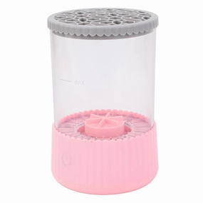 Makeup Brush Cleaner and Dryer, Plug in Makeup Brush Cleaner Electric 7000RPM for Multiple Brushes (Roseate)