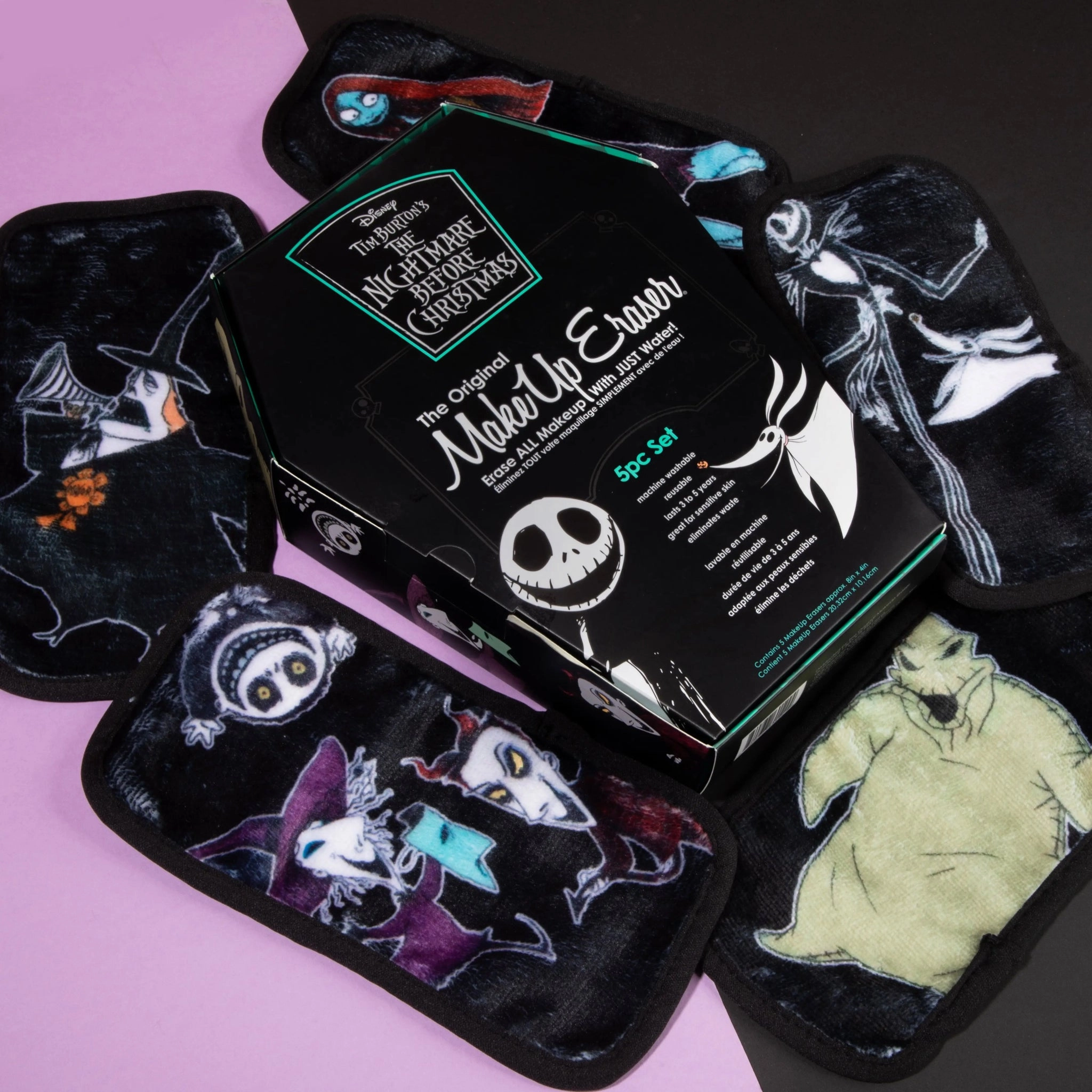Makeup Eraser Disney Nightmare Before Christmas 5pc Mini Set