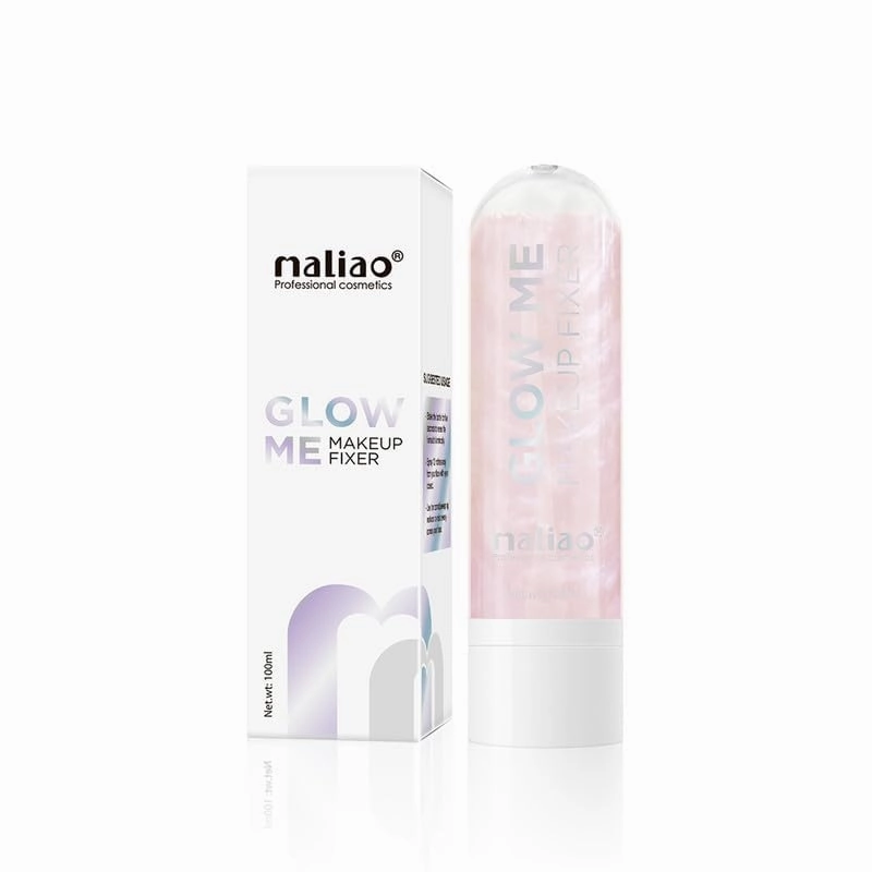 Mall-iiao Glow Me Makeup Fixer - Quick Dry Formula for Lasting Radiance (PINK)