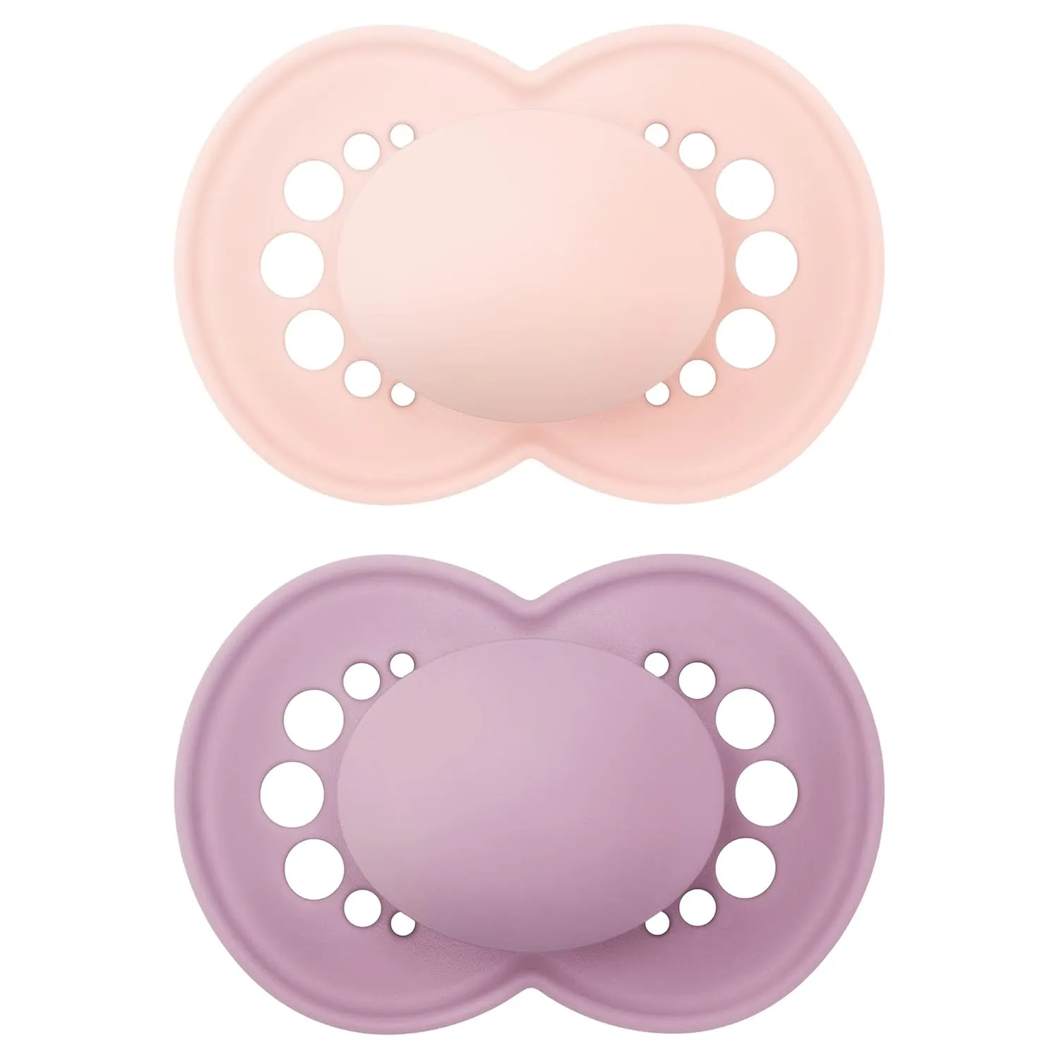 MAM Original Matte Baby Pacifier, Nipple Shape Helps Promote Healthy Oral Development & Night Pacifiers (2 Count), MAM Pacifiers 6  Months, Best Pacifier for Breastfed Babies
