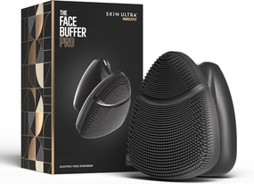 MANSCAPED® The Face Buffer PRO - Men's Electric Silicone Face Scrubber for Nourishing, Deep Cleaning & Exfoliating Your Skin, 3 Facial Cleansing Modes & 2 Sonic Vibration Speeds, Travel Lock