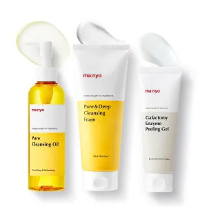 ma:nyo Pure Cleansing Oil 6.7fl oz   Pure & Deep Cleansing Foam 6.7fl oz   Galactomy Enzyme Peeling Gel 2.5fl oz