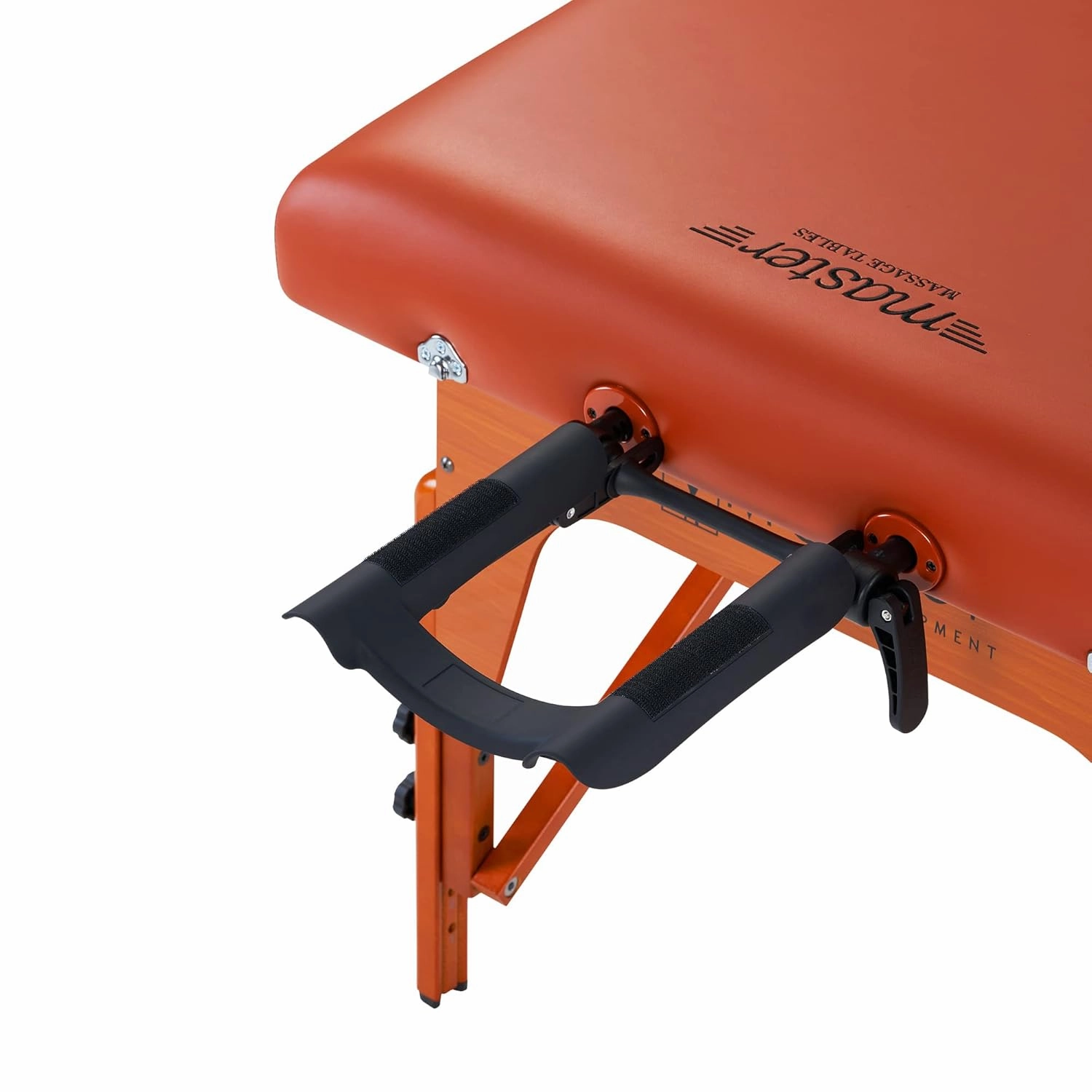 Master Massage 31" Santana Pro Portable Massage Table Package, Memory Foam Cushioning, Reiki Leg Panels, Mountain Red- Tattoo Table- Spa Bed- Folding Massage Table- Facial Bed