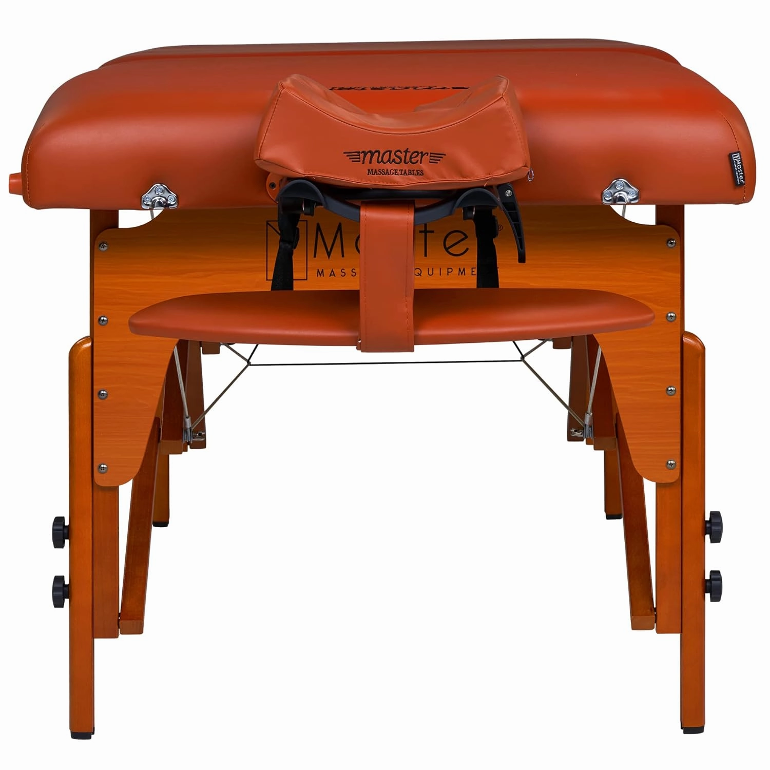 Master Massage 31" Santana Pro Portable Massage Table Package, Memory Foam Cushioning, Reiki Leg Panels, Mountain Red- Tattoo Table- Spa Bed- Folding Massage Table- Facial Bed