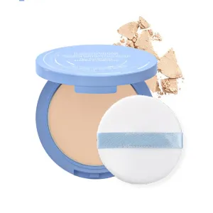 Matte Perfection Pressed Powder, Oil Control Face Pressed Powder, Lasting Waterproof Makeup, Matte Wet and Dry Powder, Get Smooth Flawless Fine Lightweight Finishing (#02 NATURALBEIGE)