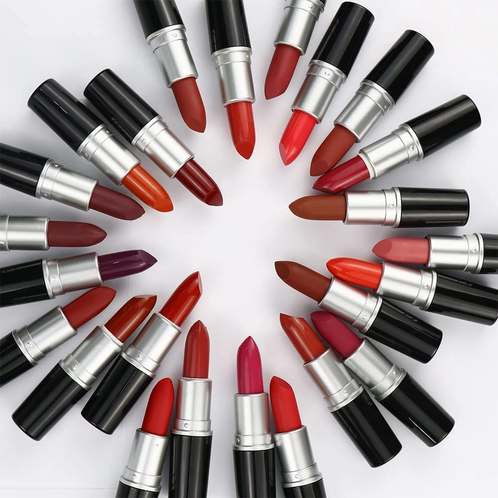 Matte Waterproof LipStick, 14 Colors Long Lasting Lip Makeup No Fade Pigmented Lip Stick Cosmeitc Gift for Girls and Women (5#)