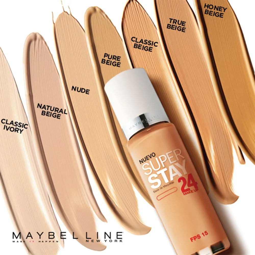 Maybelline New York Super Stay 24Hr Makeup, Pure Beige, 1 Fluid Ounce