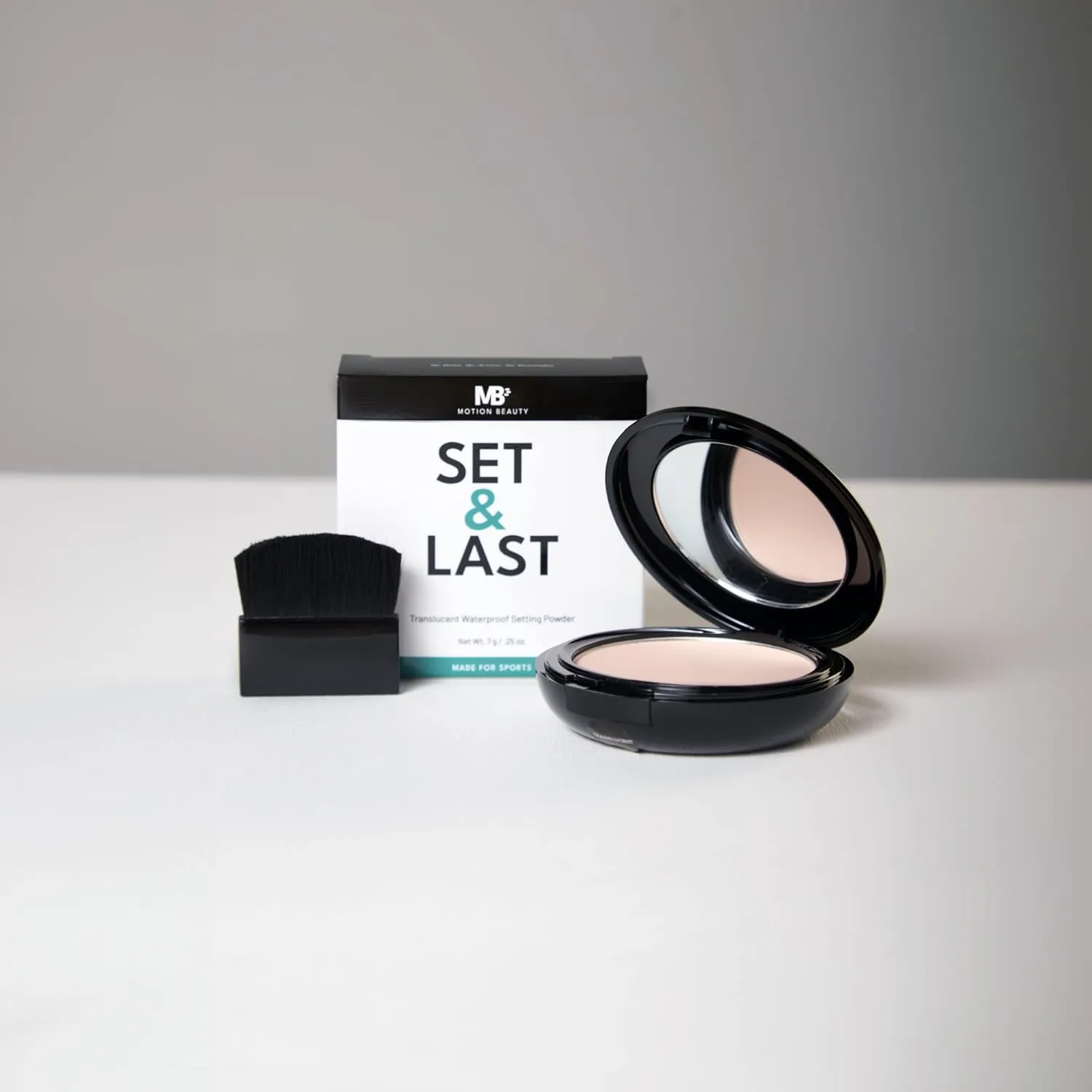 MB Setting Powder for Oily Skin, Pressed Translucent, Mattifying & Sweat-Resistant, Long-Lasting Oil Control, Shine-Free Finish (0.35 oz) by Avantic Beauty