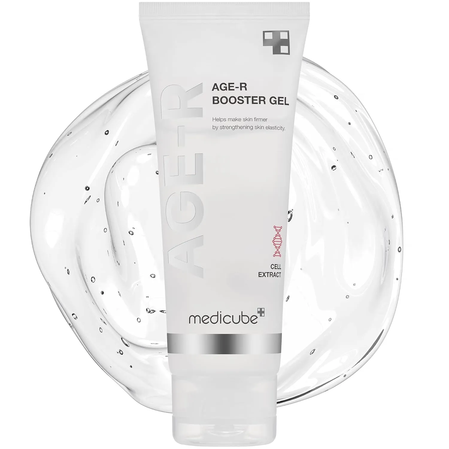 Medicube Age-R Booster Gel Serum for Skin Care Devices - Moisturizing and Nourishing Facial Serum with Plant Stem Cell Extract, Hyaluronic Acid, Collagen - Hypoallergenic Korean Skin Care