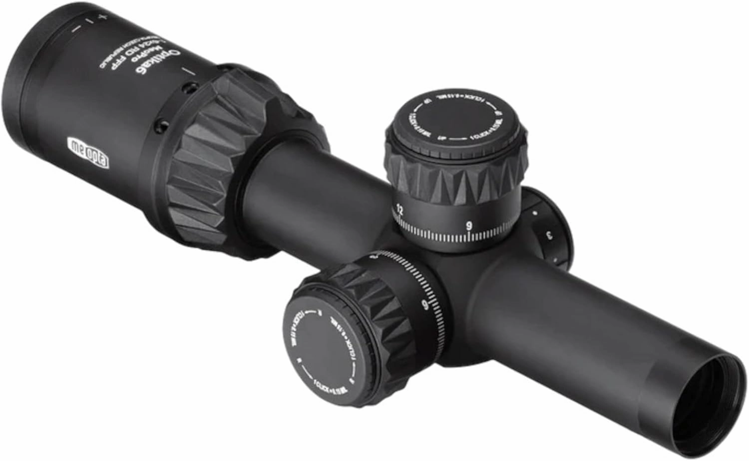 MEOPTA Optika6 1-6x24 FFP Durable Versatile Compact Adjustable Hydrophobic 30 mm Tube Hunting Gun Scope