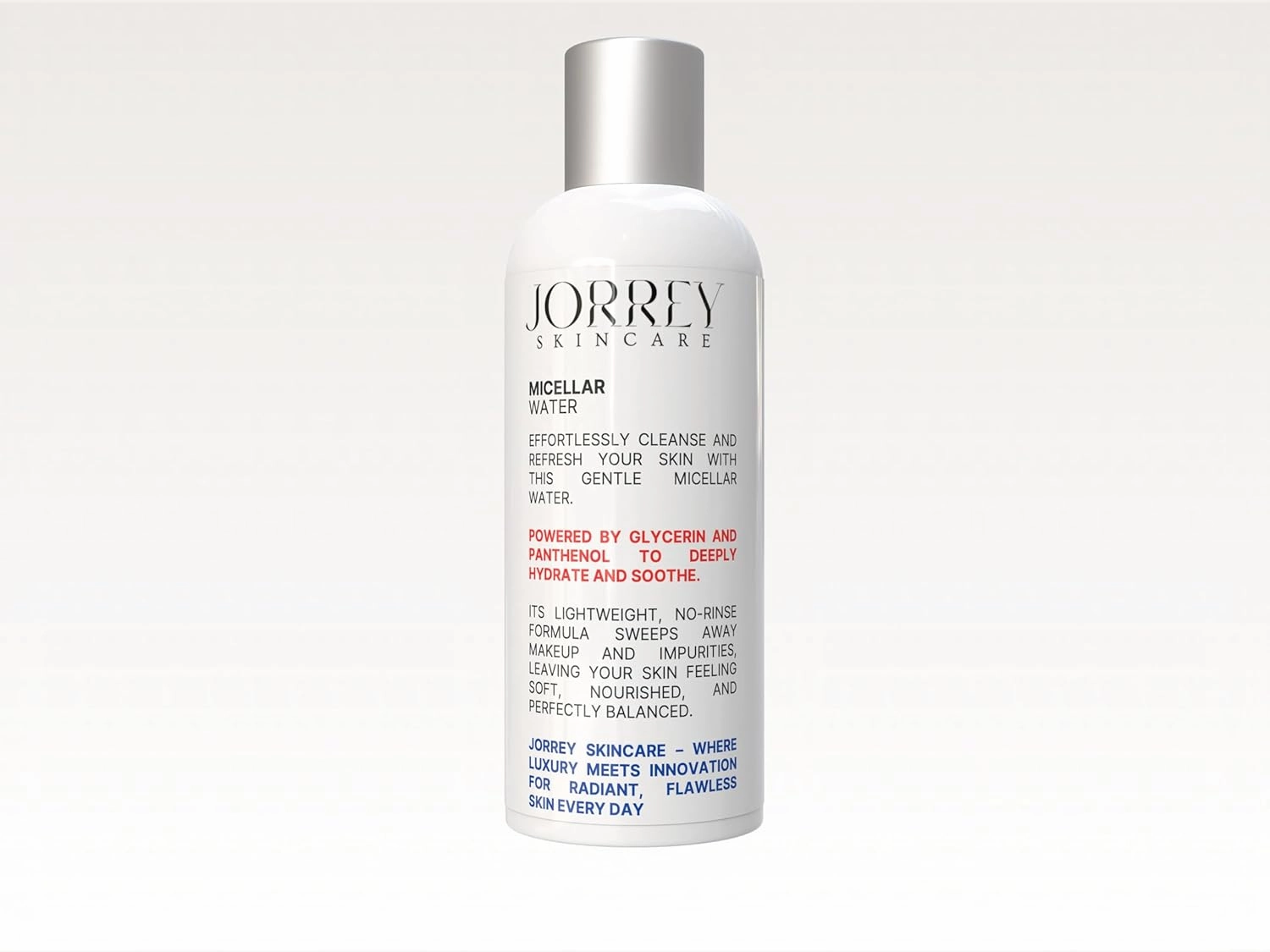 MICELLAR WATER: remove makeup, and refresh your skin in one easy step.