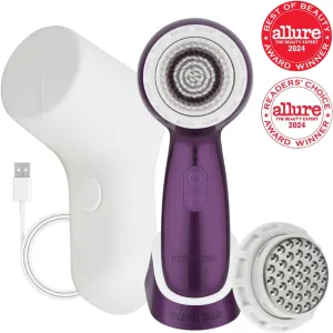 Michael Todd Beauty Soniclear Allure 2024 Best of Beauty Winner Facial Cleansing   Exfoliation Brush System with 3 speeds, Serum Infusion Head   Travel Case