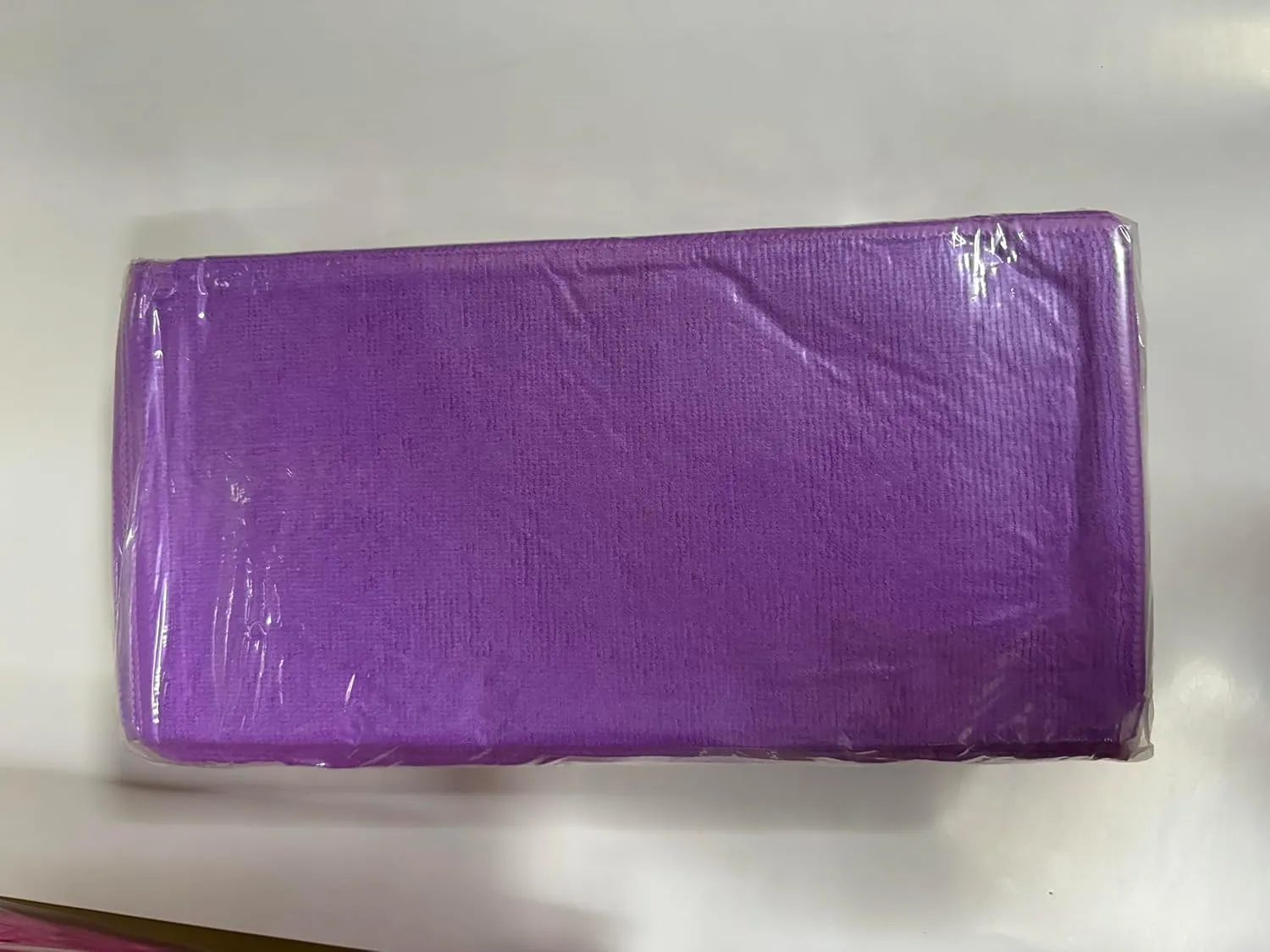 Microfiber Cleaning Cloth-50Pcs (13x13 inch) Ultra Soft, Highly Absorbent Rags for Cleaning, Reusable & Lint Free, Machine Wash (Purple)