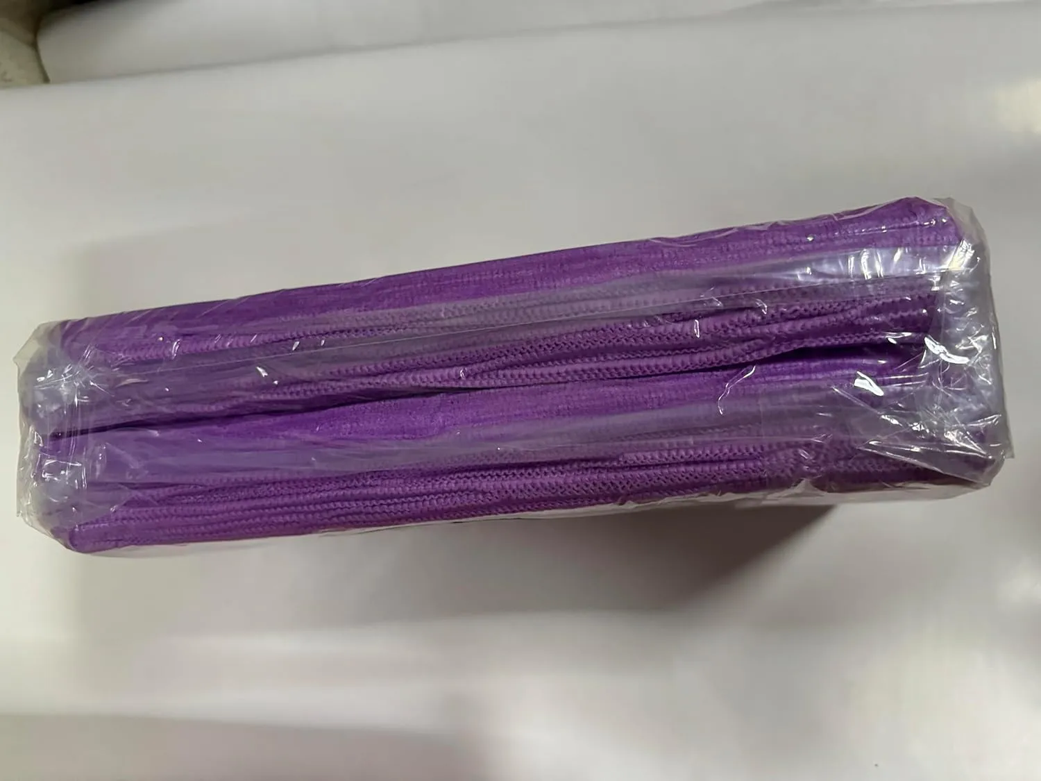 Microfiber Cleaning Cloth-50Pcs (13x13 inch) Ultra Soft, Highly Absorbent Rags for Cleaning, Reusable & Lint Free, Machine Wash (Purple)