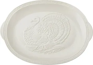 Mikasa Italian Countryside Thanksgiving Turkey Large Serving Platter, 18 Inch